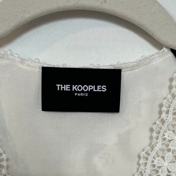 THE KOOPLES Light Long Dress with Lace Detailing - Picture 7 of 8